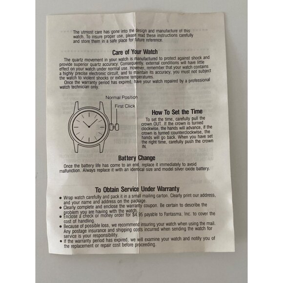 Disney Channel 10 Year Anniversary Commemorative Watch Vintage NEW Not Tested - Picture 13 of 14